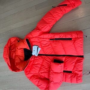 Bogner Vibrant Orange Puffer Jacket